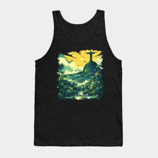 brazil  jesus statue Tank Top